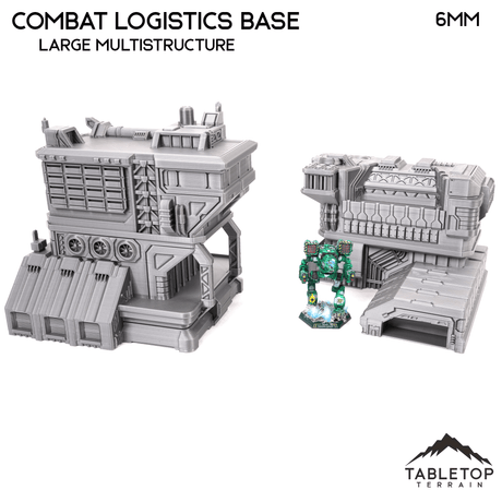 Tabletop Terrain Terrain Combat Logistics Base - 6-12mm