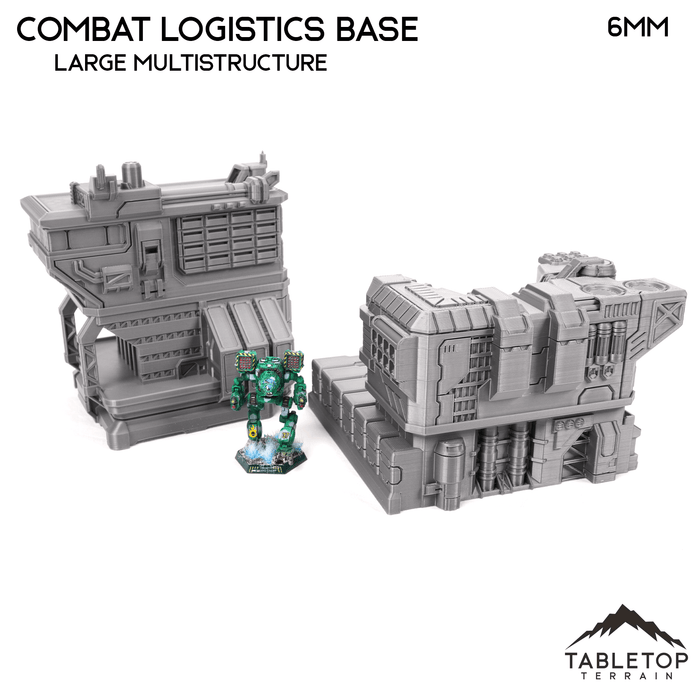 Tabletop Terrain Terrain Combat Logistics Base - 6-12mm