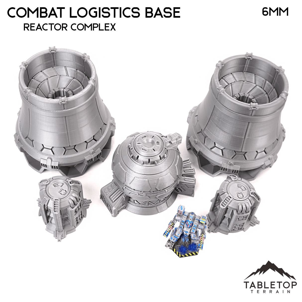 Tabletop Terrain Terrain Combat Logistics Base - 6-12mm
