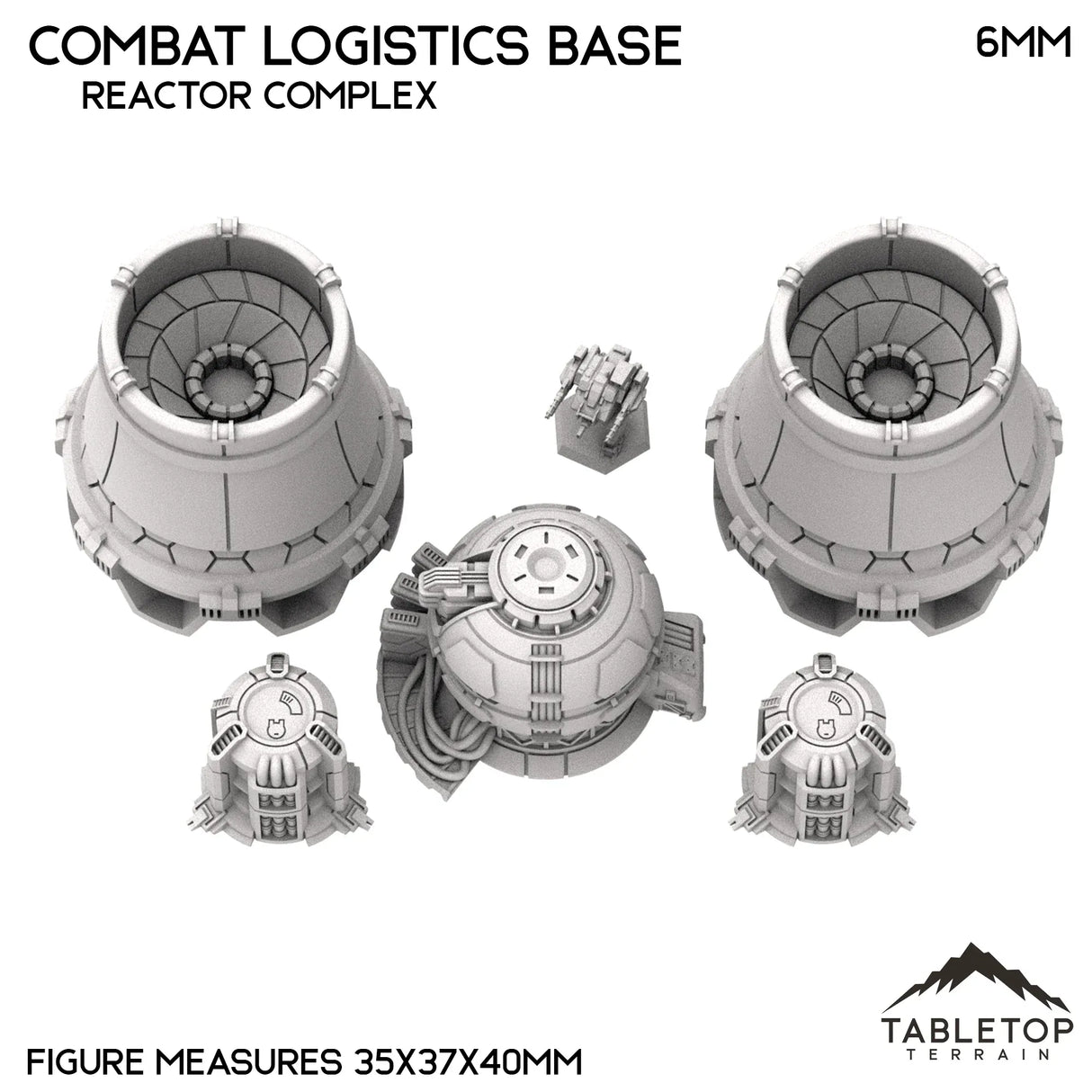 Tabletop Terrain Terrain Combat Logistics Base TechScape - 6-12mm