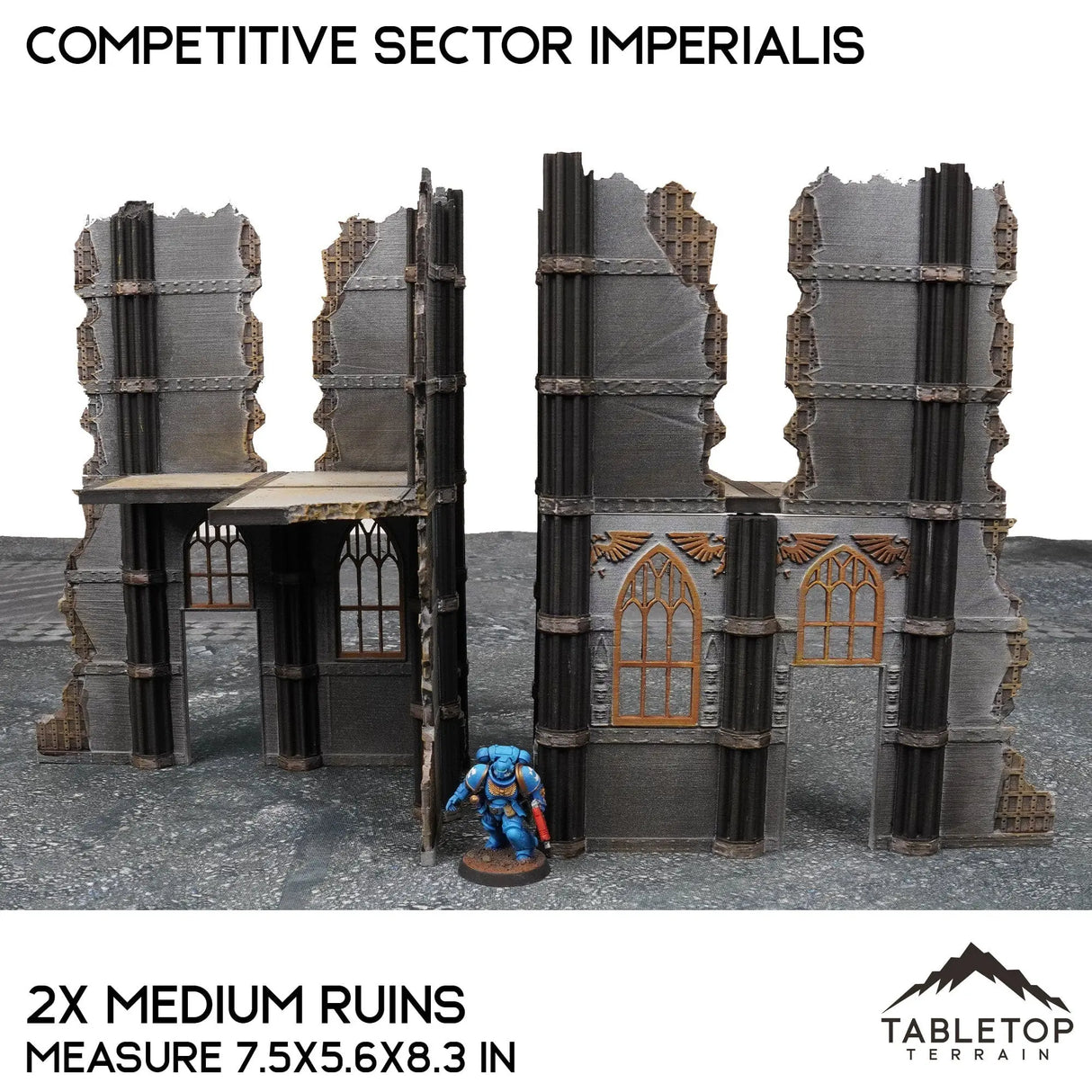 Tabletop Terrain Terrain Competitive Sector Imperialis 10e Table Set
