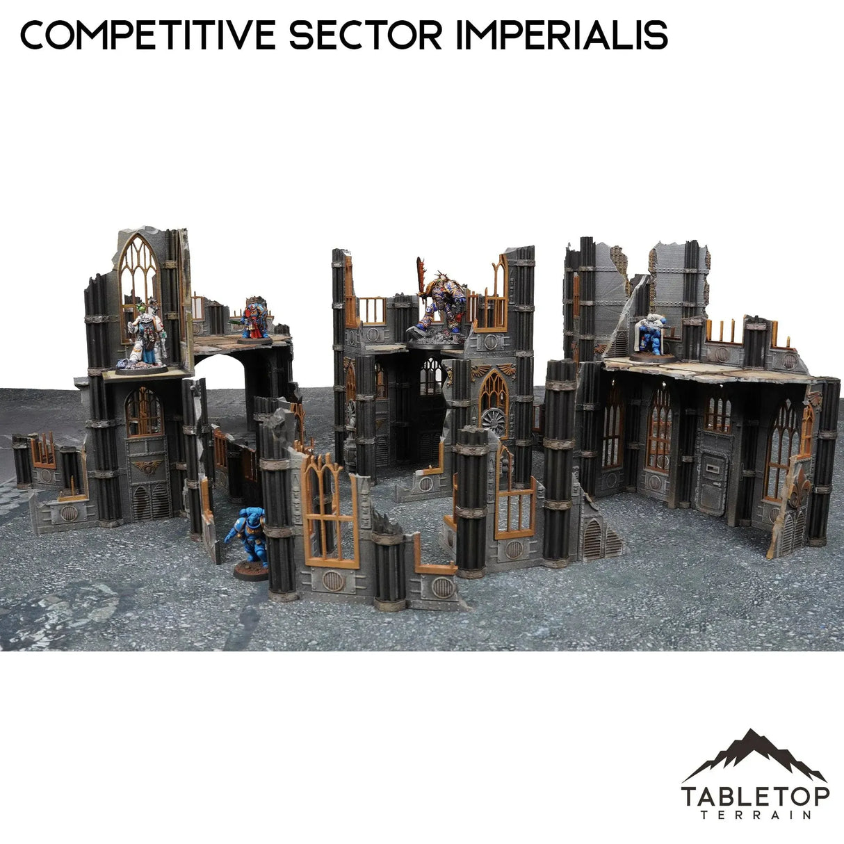 Tabletop Terrain Terrain Competitive Sector Imperialis 10e Table Set