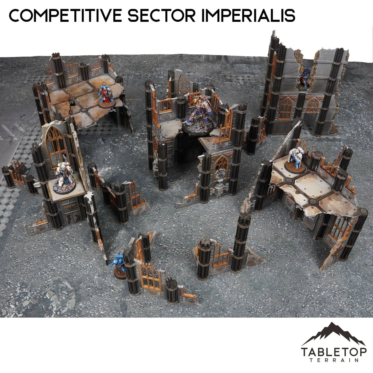 Tabletop Terrain Terrain Competitive Sector Imperialis 10e Table Set