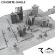 Tabletop Terrain Terrain Concrete Jungle - 6mm