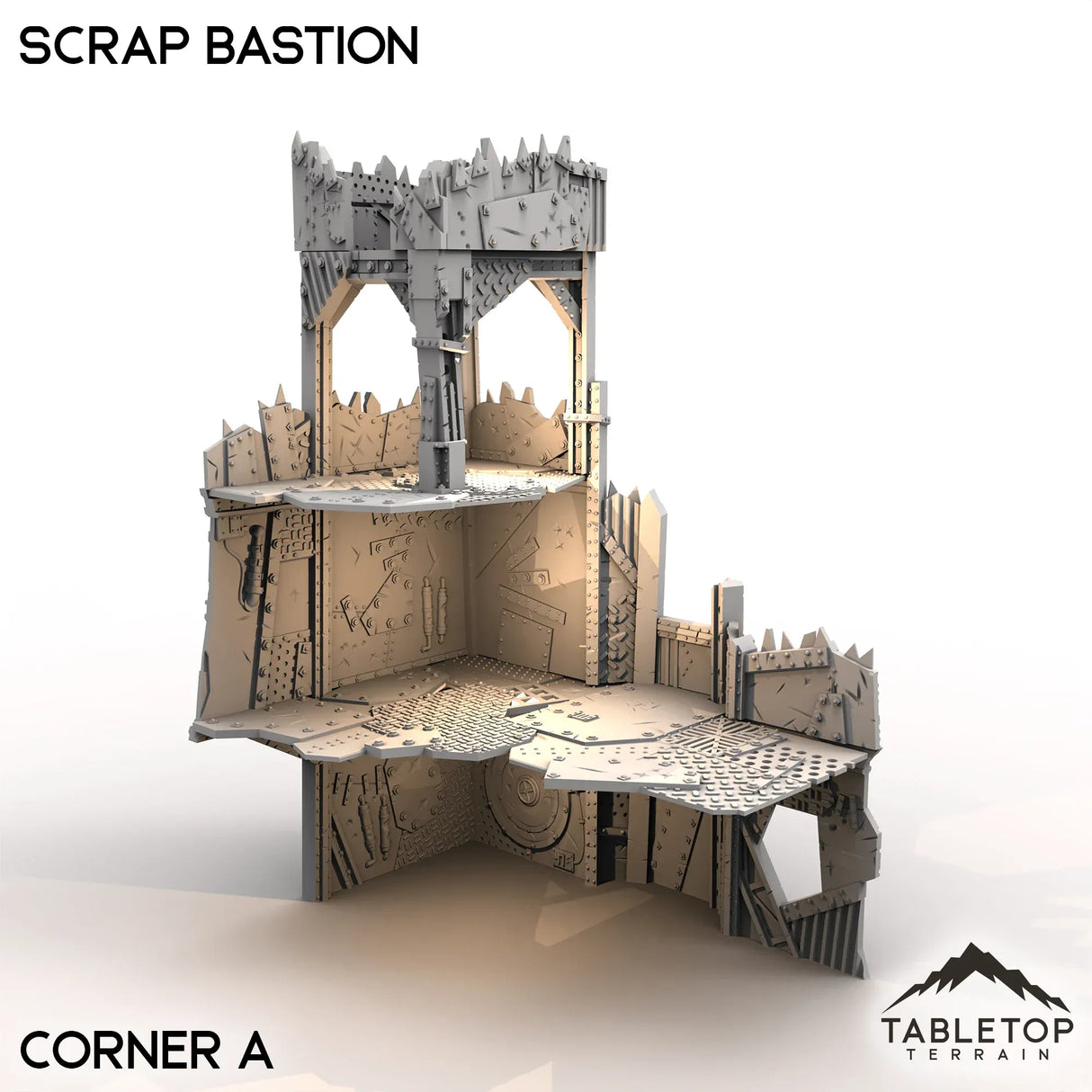 Tabletop Terrain Terrain Corner A Scrap Bastion - Scrapz Kamp