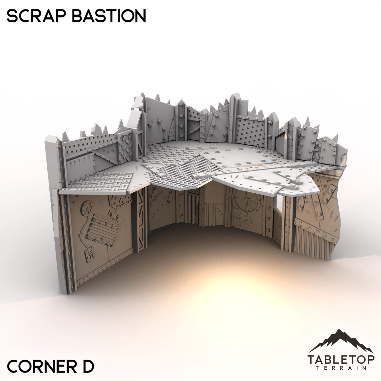 Tabletop Terrain Terrain Corner D Scrap Bastion - Scrapz Kamp