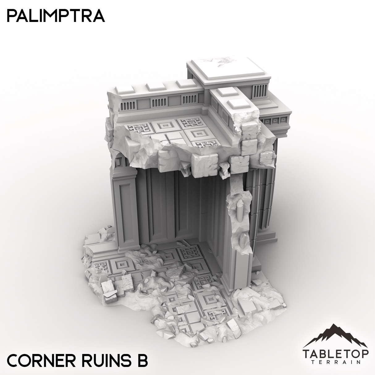Tabletop Terrain Terrain Corner Ruins B / 32mm Palimptra