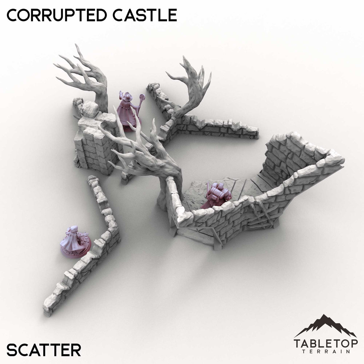 Tabletop Terrain Terrain Corrupted Castle