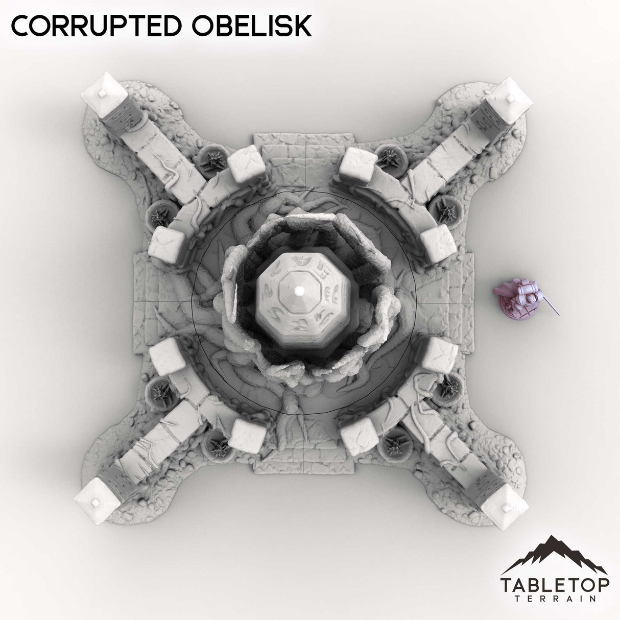 Tabletop Terrain Terrain Corrupted Obelisk