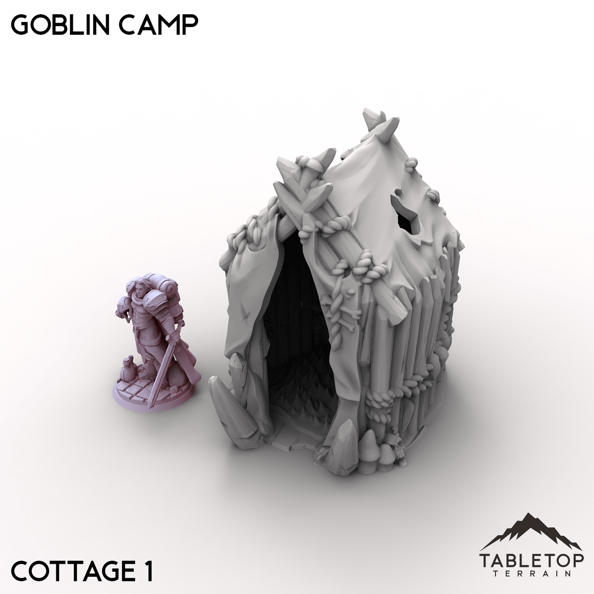 Tabletop Terrain Terrain Cottage 1 / 32mm Goblin Camp