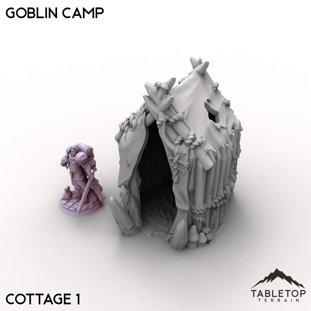 Tabletop Terrain Terrain Cottage 1 / 32mm Goblin Camp