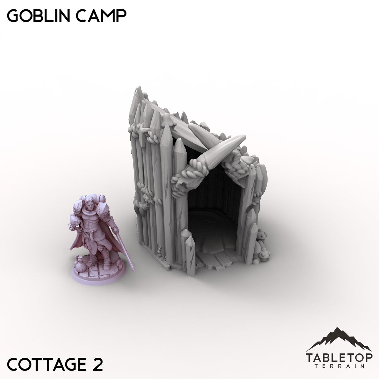 Tabletop Terrain Terrain Cottage 2 / 32mm Goblin Camp