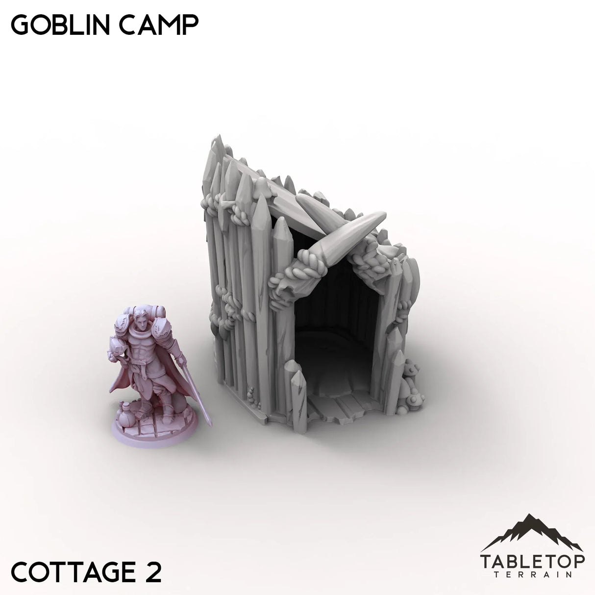 Tabletop Terrain Terrain Cottage 2 / 32mm Goblin Camp