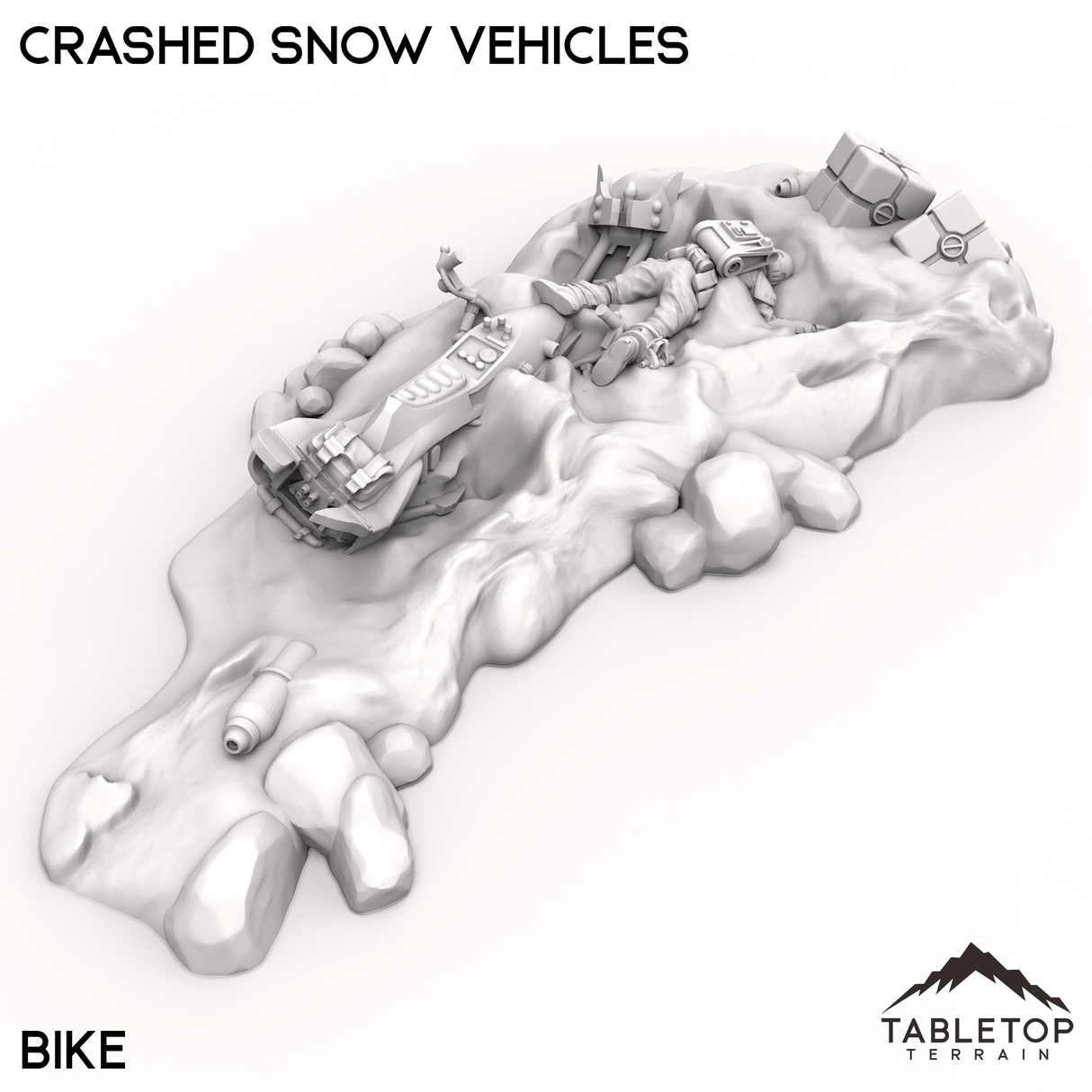 Tabletop Terrain Terrain Crashed Snow Vehicles