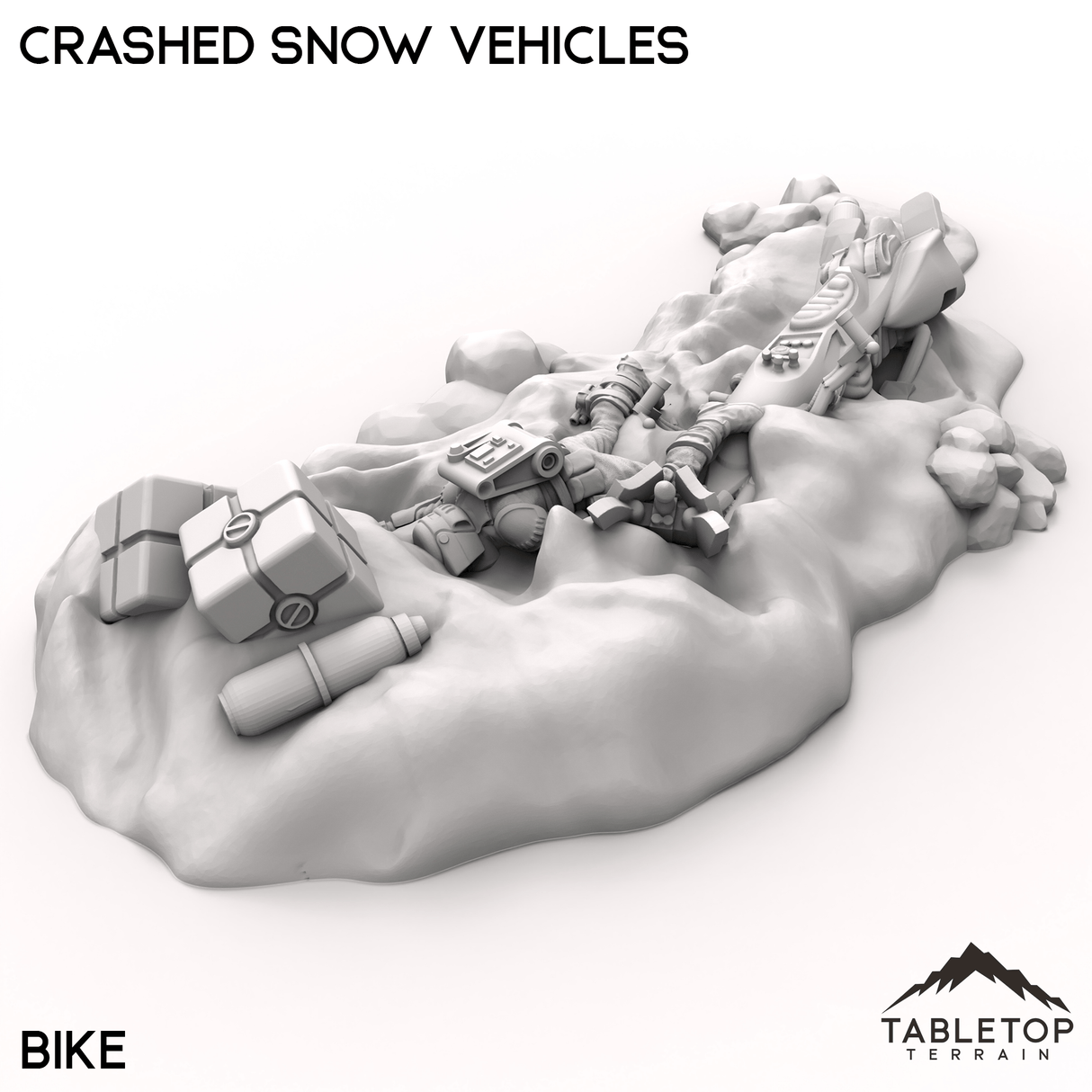 Tabletop Terrain Terrain Crashed Snow Vehicles