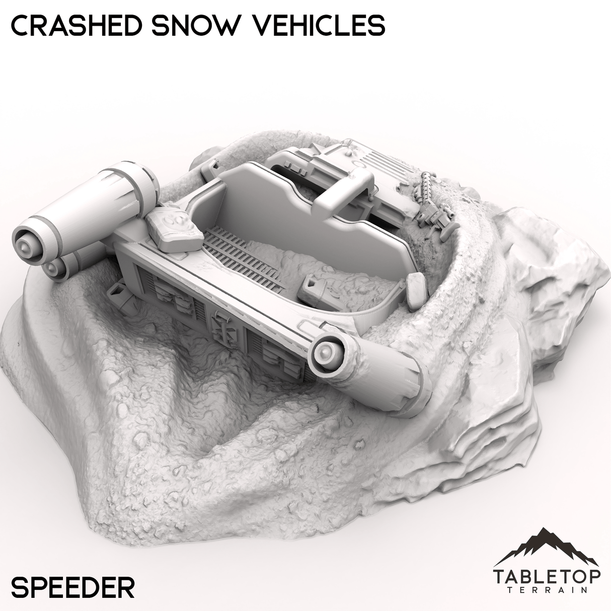 Tabletop Terrain Terrain Crashed Snow Vehicles