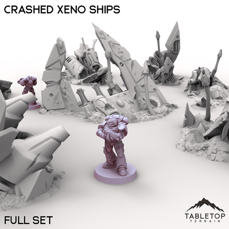 Tabletop Terrain Terrain Crashed Xeno Ships