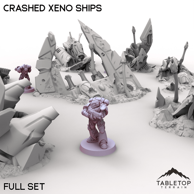 Tabletop Terrain Terrain Crashed Xeno Ships