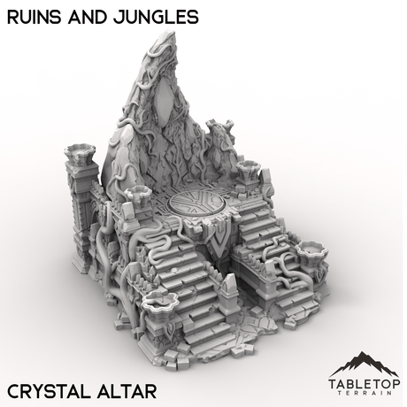 Tabletop Terrain Terrain Crystal Altar / 32mm Ruins and Jungles