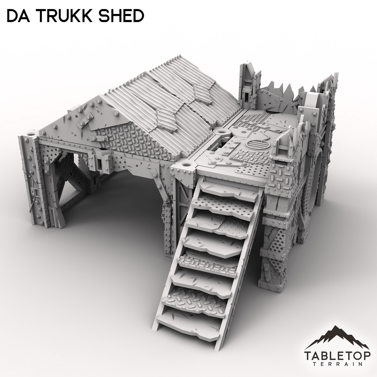 Tabletop Terrain Terrain Da Trukk Shed - Scrapz Kamp