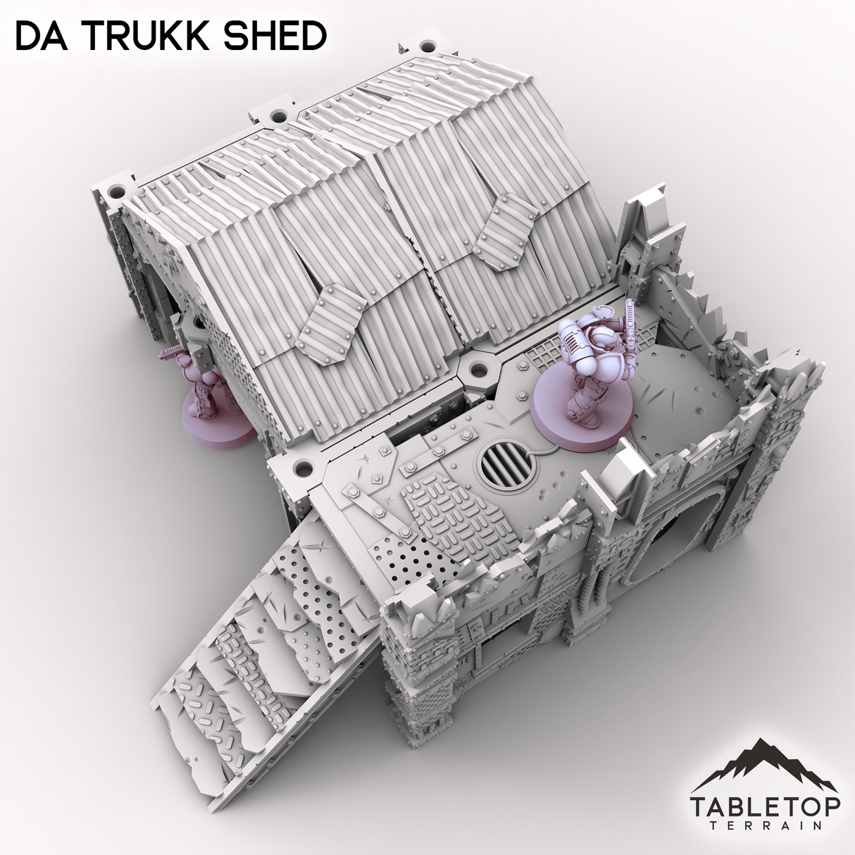Tabletop Terrain Terrain Da Trukk Shed - Scrapz Kamp