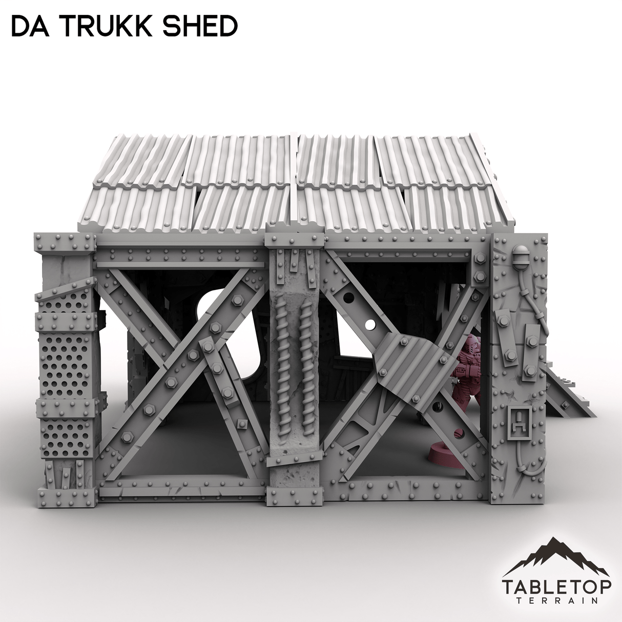 Tabletop Terrain Terrain Da Trukk Shed - Scrapz Kamp
