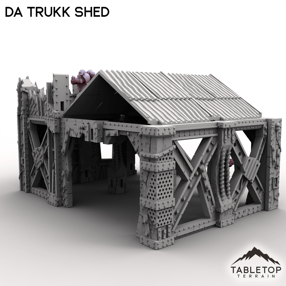 Tabletop Terrain Terrain Da Trukk Shed - Scrapz Kamp