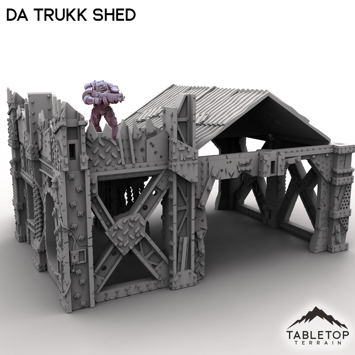 Tabletop Terrain Terrain Da Trukk Shed - Scrapz Kamp