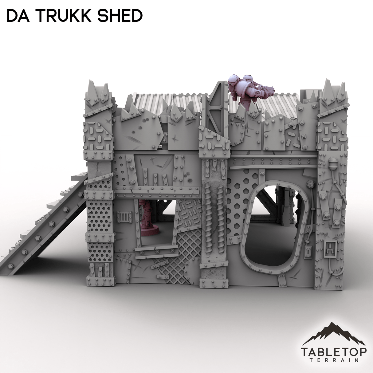 Tabletop Terrain Terrain Da Trukk Shed - Scrapz Kamp