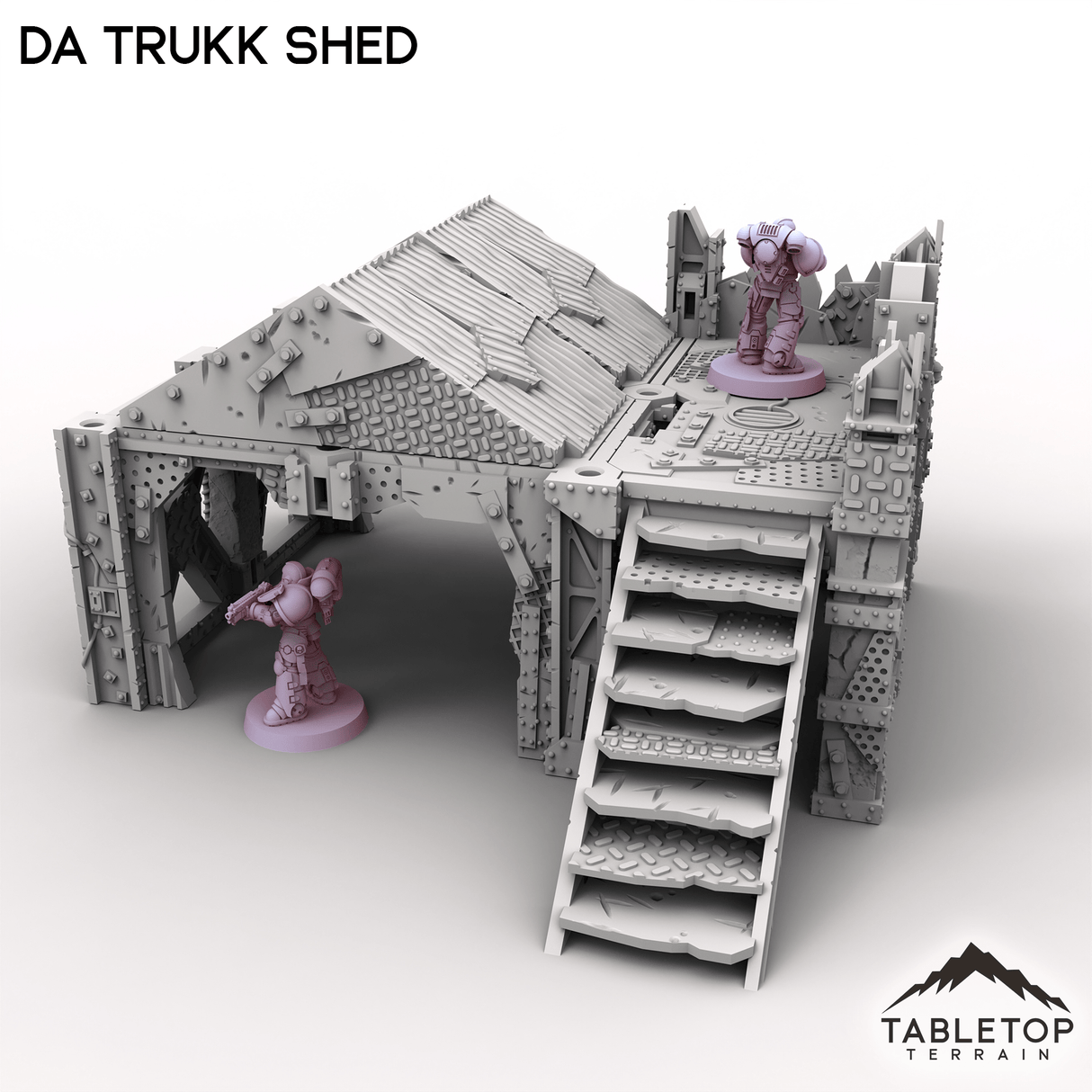 Tabletop Terrain Terrain Da Trukk Shed - Scrapz Kamp