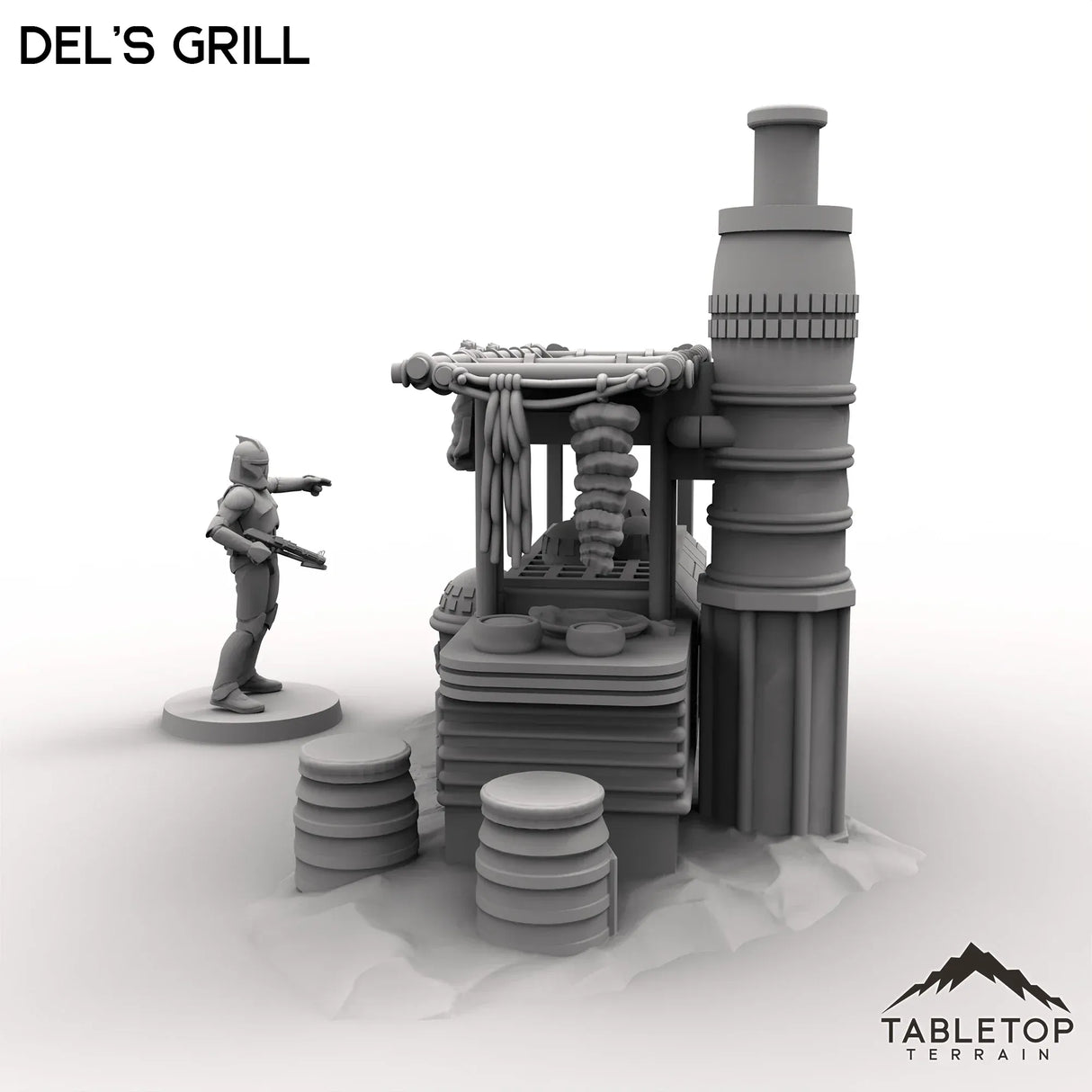 Tabletop Terrain Terrain Del's Grill