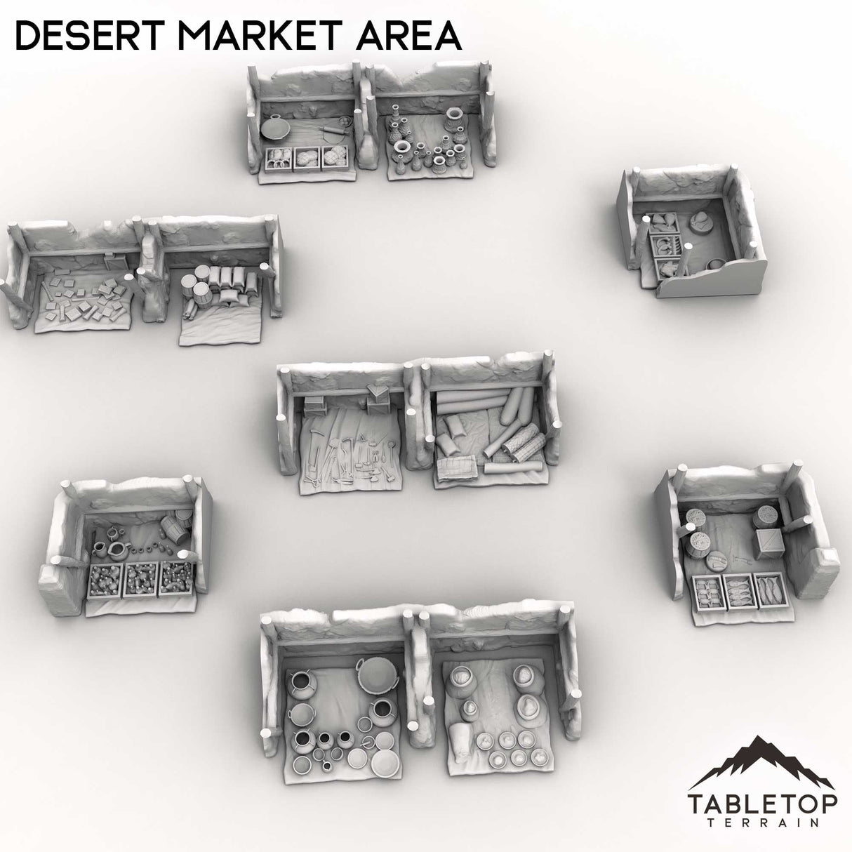 Tabletop Terrain Terrain Desert Market Area