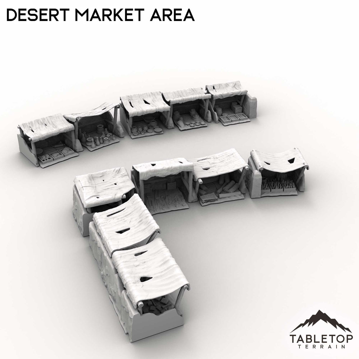 Tabletop Terrain Terrain Desert Market Area