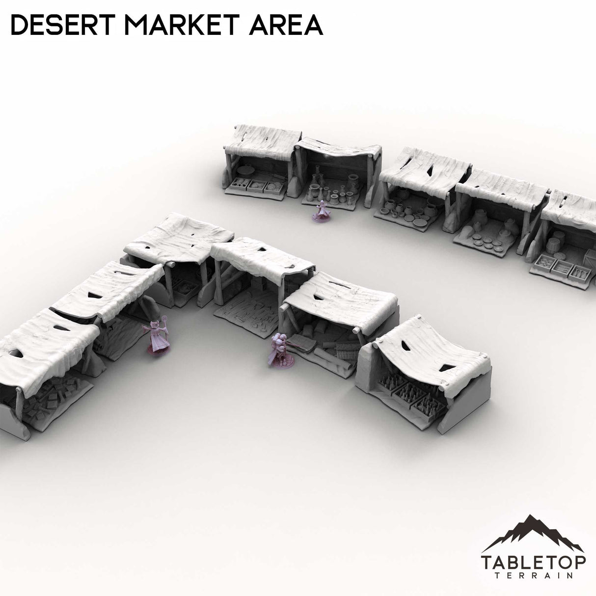 Tabletop Terrain Terrain Desert Market Area