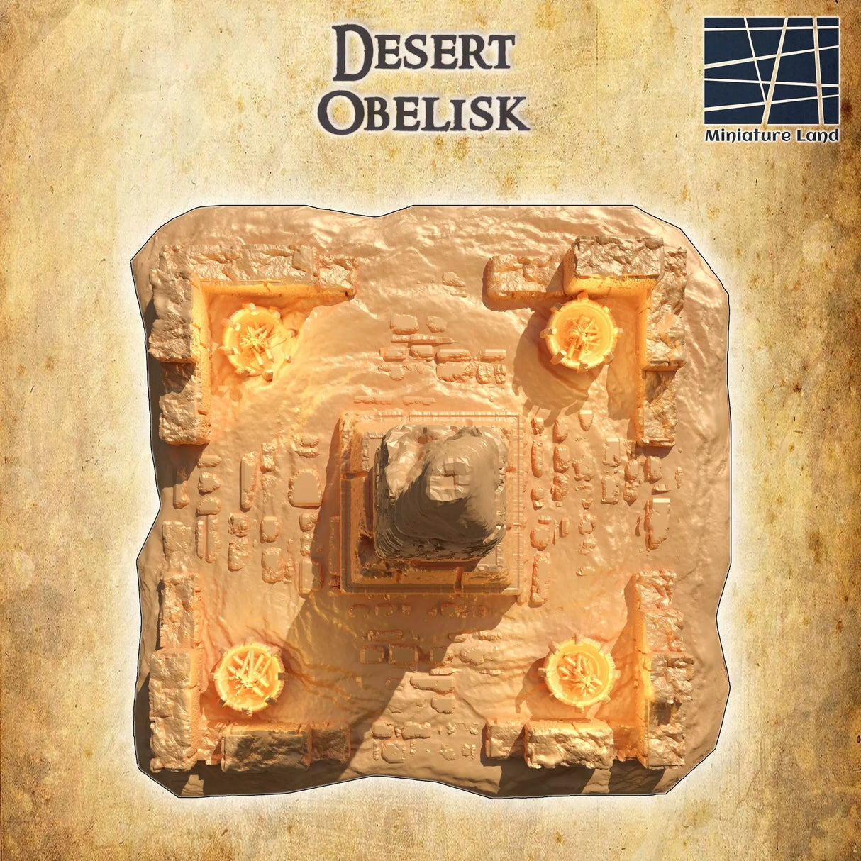 Tabletop Terrain Terrain Desert Obelisk