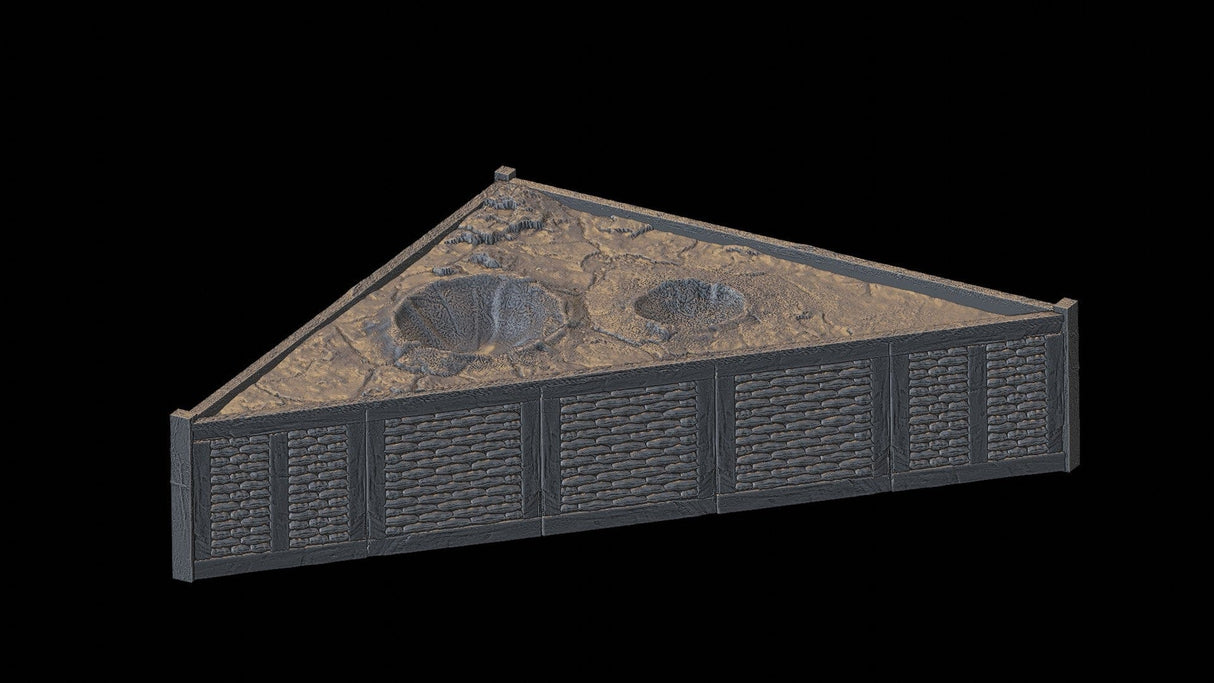 Tabletop Terrain Terrain Desert Trench Wars - Full Table Collection