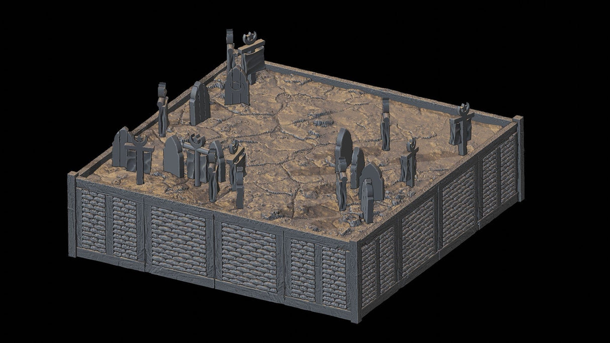 Tabletop Terrain Terrain Desert Trench Wars - Full Table Collection