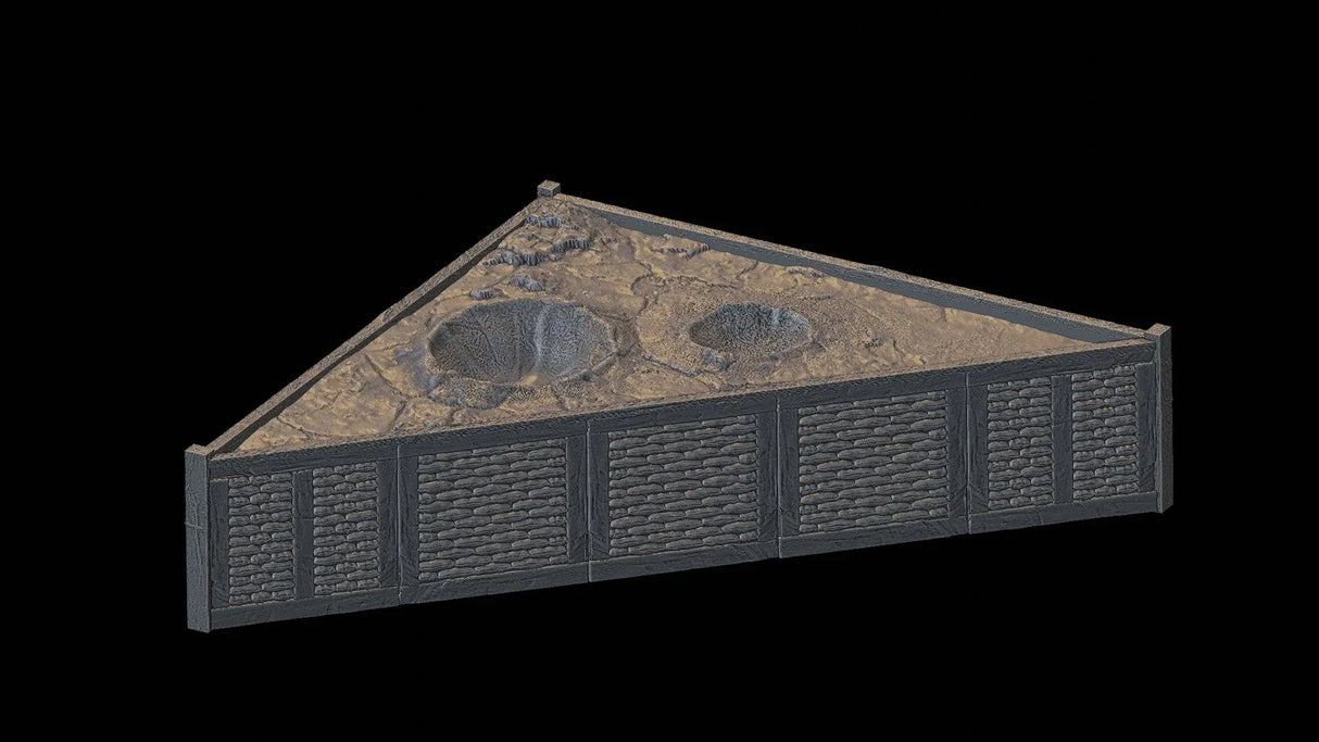 Tabletop Terrain Terrain Desert Trench Wars - Full Table Collection