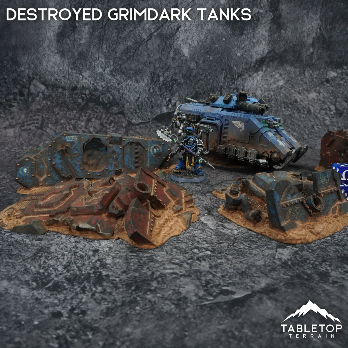 Tabletop Terrain Terrain Destroyed Grimdark Tanks