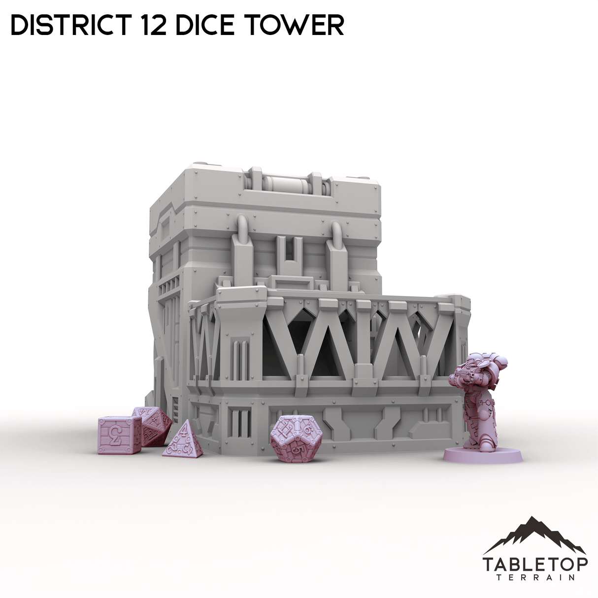 Tabletop Terrain Terrain District 12 Dice Tower