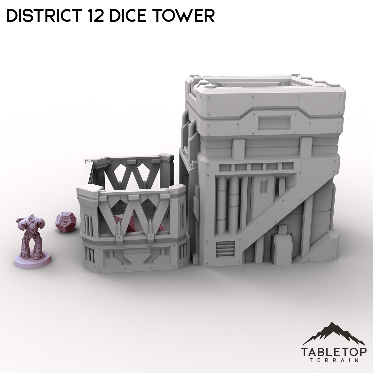 Tabletop Terrain Terrain District 12 Dice Tower