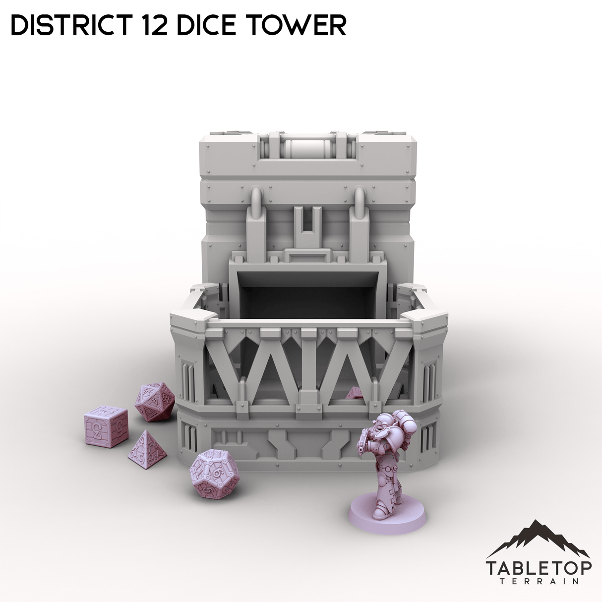 Tabletop Terrain Terrain District 12 Dice Tower