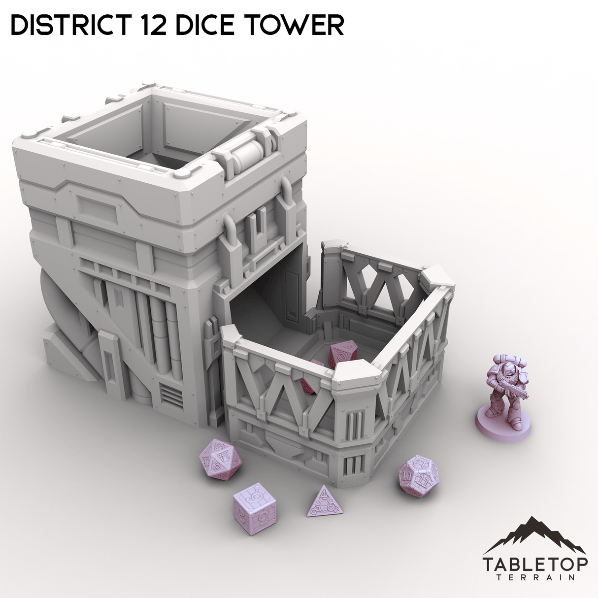 Tabletop Terrain Terrain District 12 Dice Tower