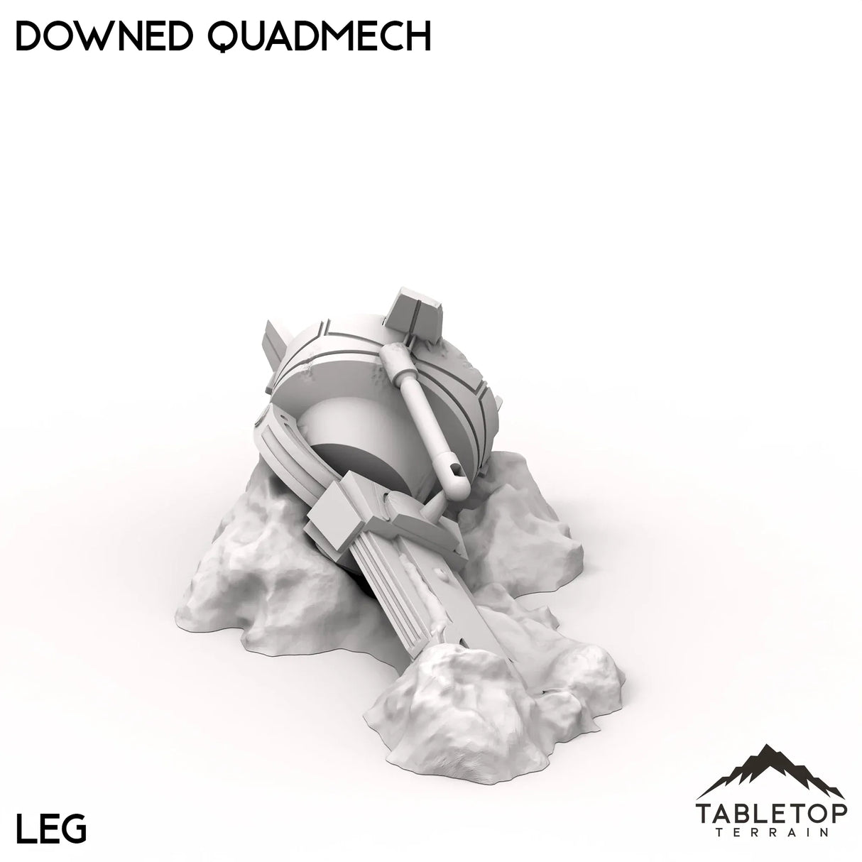 Tabletop Terrain Terrain Downed Quadmech