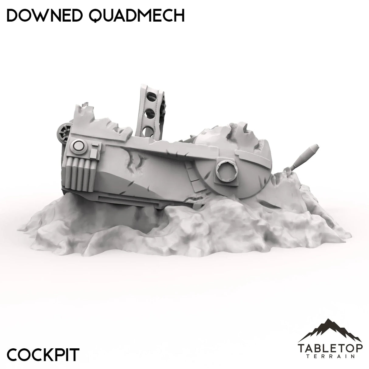 Tabletop Terrain Terrain Downed Quadmech