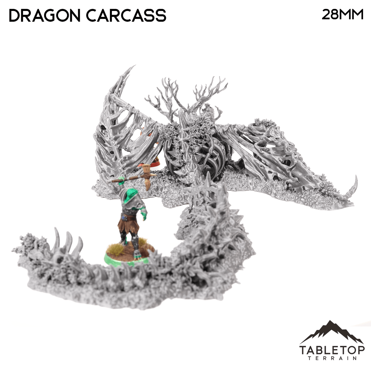 Tabletop Terrain Terrain Dragon Carcass - The Gloaming Swamp