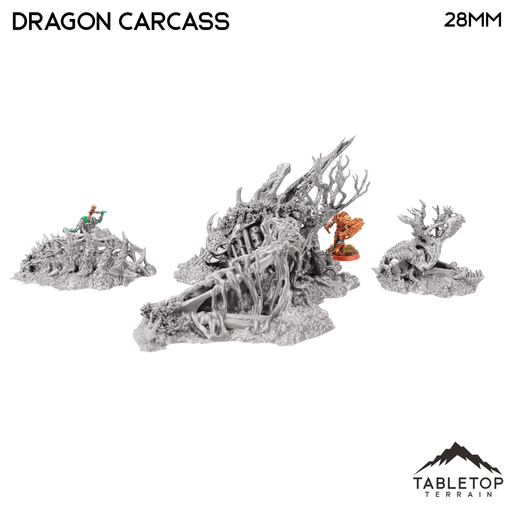 Tabletop Terrain Terrain Dragon Carcass - The Gloaming Swamp