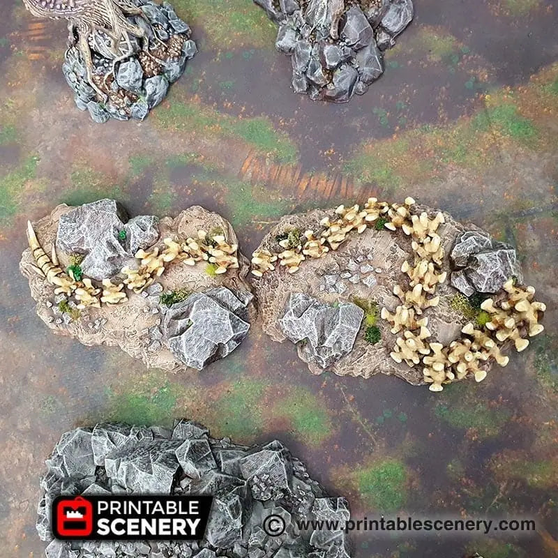 Tabletop Terrain Terrain Dragon's Graveyard - Fantasy Terrain