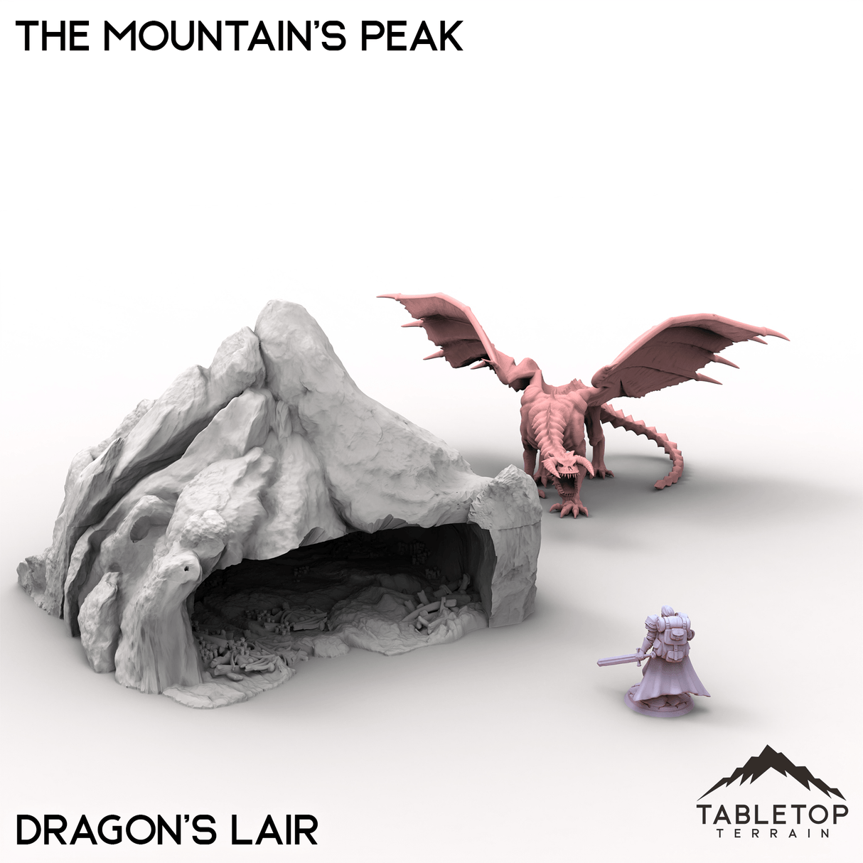 Tabletop Terrain Terrain Dragon's Lair / 32mm The Mountain's Peak