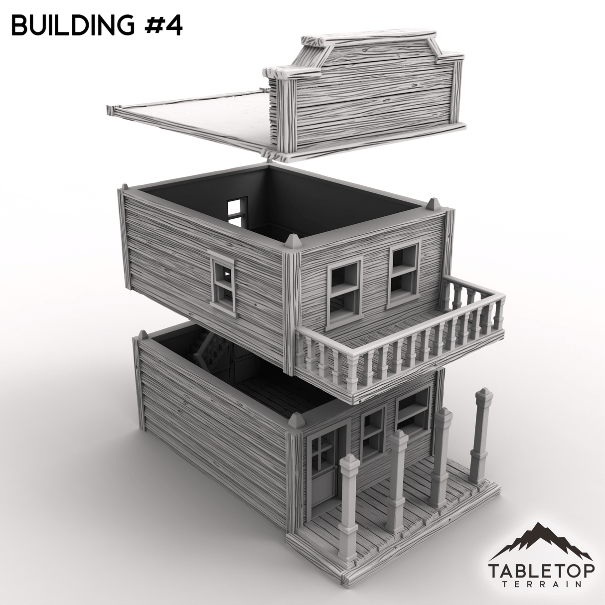 Tabletop Terrain Terrain Dreadwood Building 4